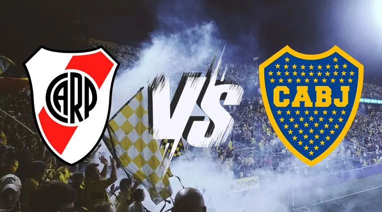 Escudos River Plate vs Boca Juniors