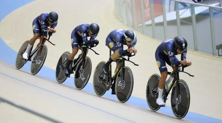 Selección Colombia en el Panamericano de Ciclismo en Pista