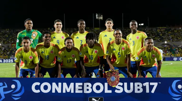 Selección Colombia Sub-17 en el Sudamericano del 2025