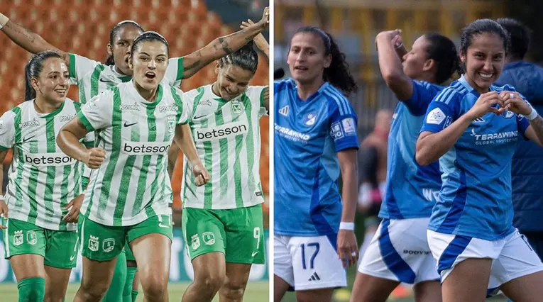 Nacional y Millonarios en la Liga Femenina 2025