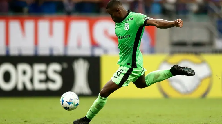 Andrés Román con Atlético Nacional en Copa Libertadores