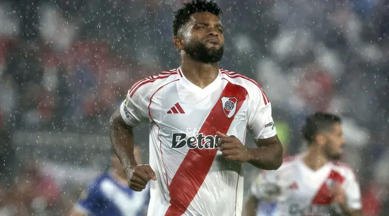 Gol de Miguel Ángel Borja con River Plate
