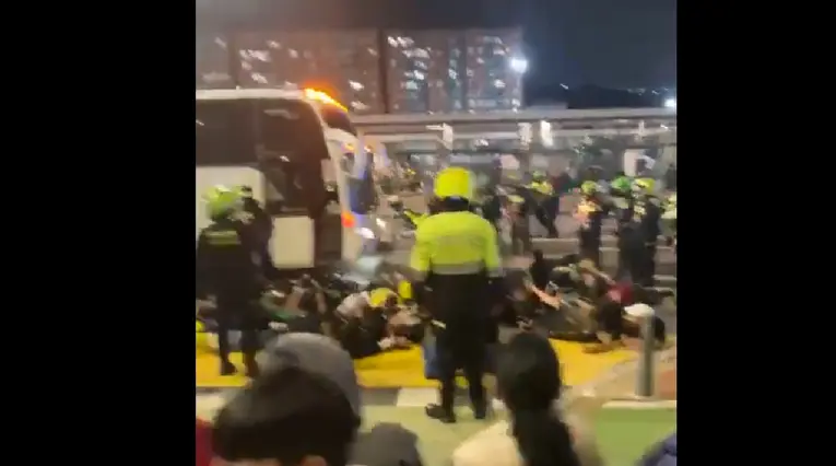 Roban bus en Bogotá