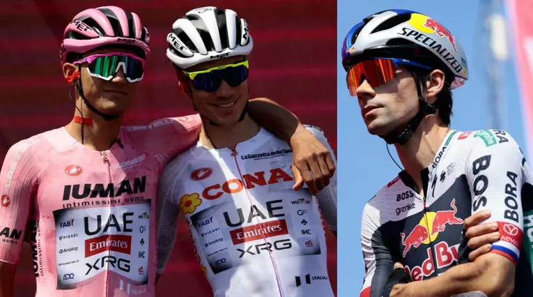 Del Toro, Ayuso y Roglic - etapa 11 del Giro de Italia