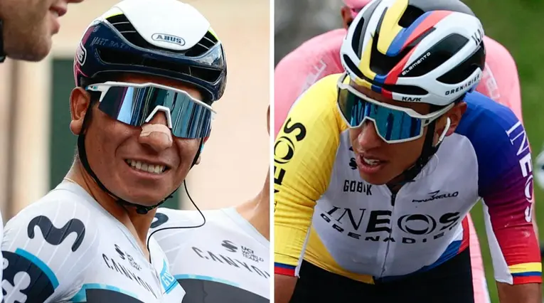 Nairo y Egan en el Giro de Italia 2025
