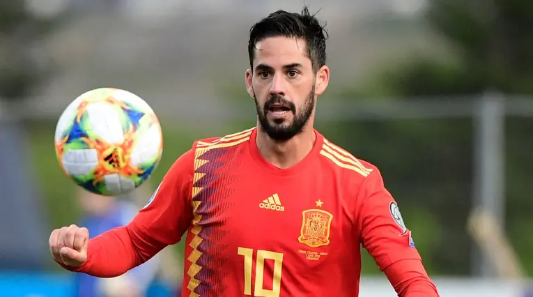 Isco con la selección de España