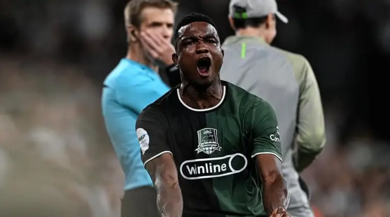 Jhon Córdoba con Krasnodar