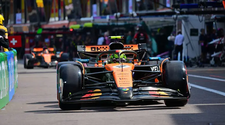 Lando Norris en el Gran Premio de Mónaco