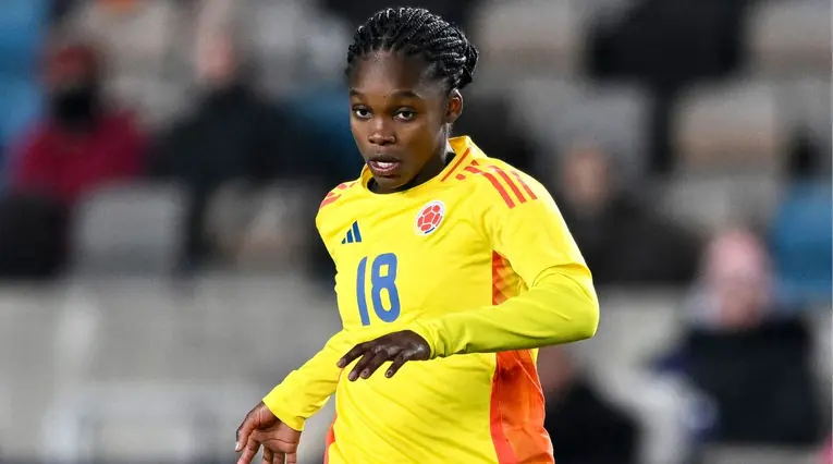 Linda Caicedo con la selección Colombia