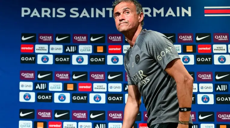 Luis Enrique, técnico de PSG