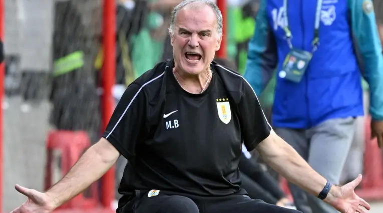 Marcelo Bielsa, director técnico de Uruguay