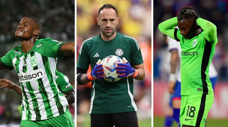 David Ospina, Andrés Román, Marino Hinestroza, Nacional