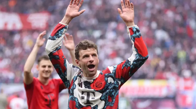 Thomas Müller con el Bayern Múnich