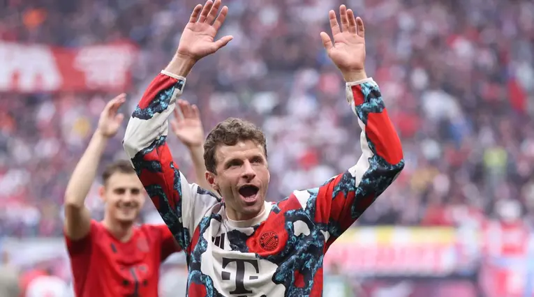 Thomas Muller se despide por todo lo alto de Bayer Munich