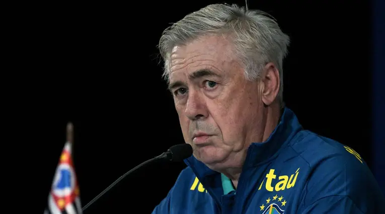 Carlo Ancelotti, técnico de la selección de Brasil