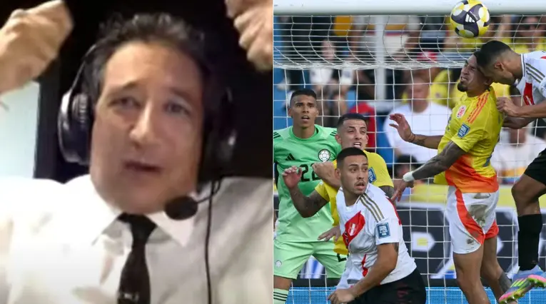 Antonio Casale reacciona al empate de la Selección Colombia