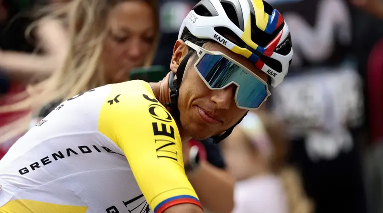 Egan Bernal, ciclista colombiano del INEOS Grenadiers