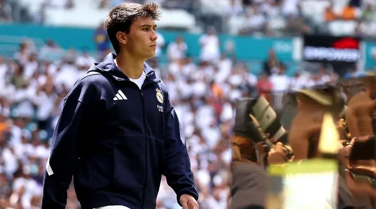 Gonzalo García, jugador del Real Madrid