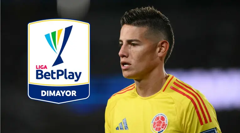 James Rodríguez presente en la Liga BetPlay