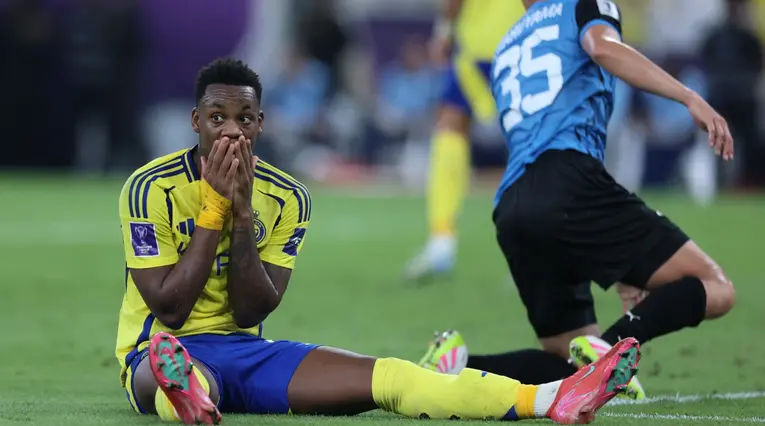 Jhon Jáder Durán con el Al Nassr de Arabia Saudita