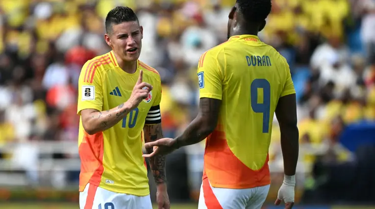 Jhon Jáder Durán falló gol con Colombia 