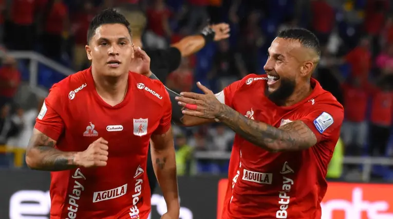 Juan Fernando Quintero y Duván Vergara, futbolistas colombianos