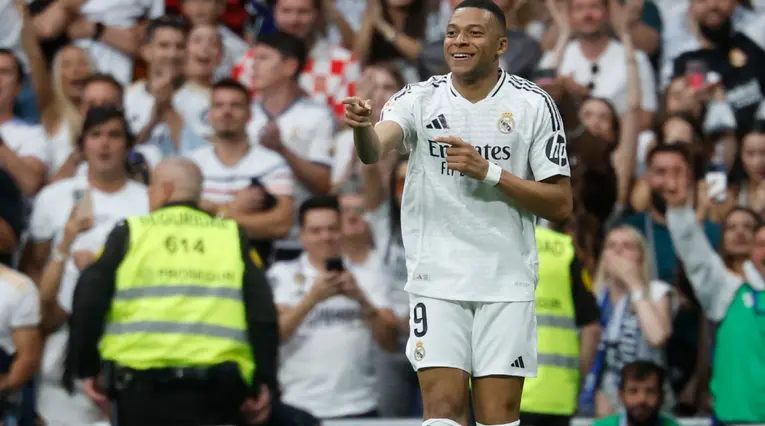 Kylian Mbappé en el Real Madrid