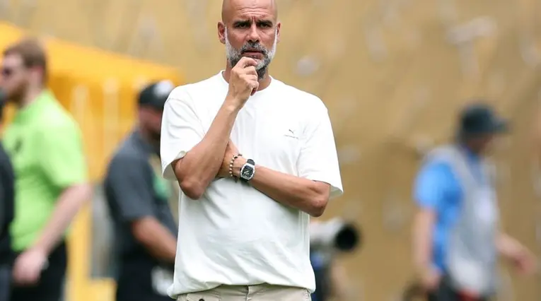 Pep Guardiola, entrenador del Manchester City 