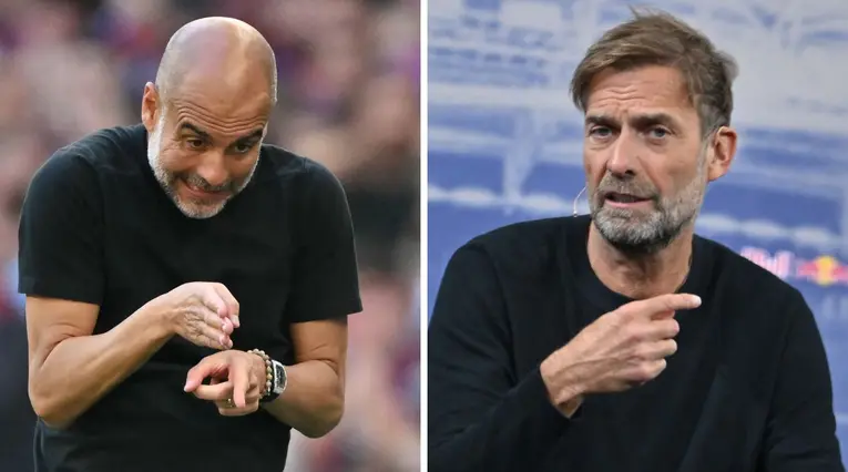 Pep Guardiola y Jurgen Klopp