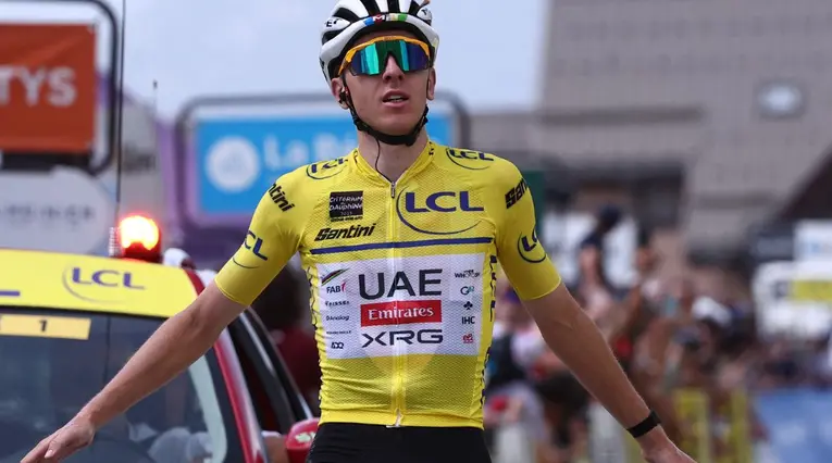 Tadej Pogacar en el Critérium Dauphiné