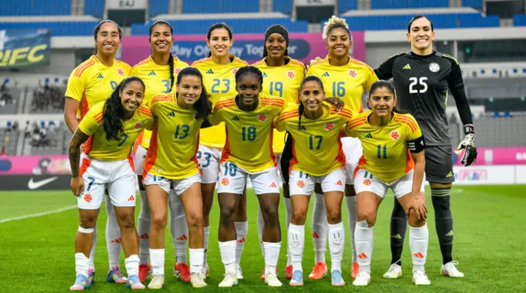 Selección Colombia Femenina en un amistoso en 2025