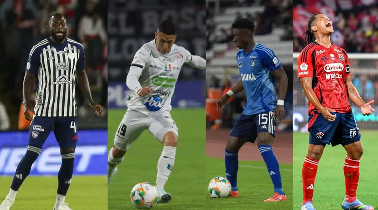 Junior, Once Caldas, Millonarios e Independiente Medellín