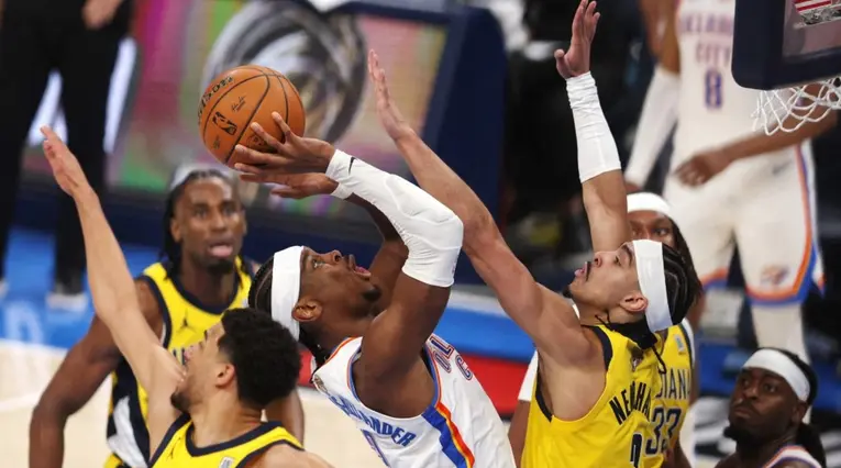 Thunder y Pacers en duelo de finales de NBA 2025