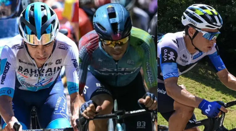 Santiago Buitrago, Harold Tejada y Einer Rubio