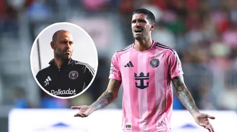 Javier Mascherano y Rodrigo De Paul, entrenador y futbolista 