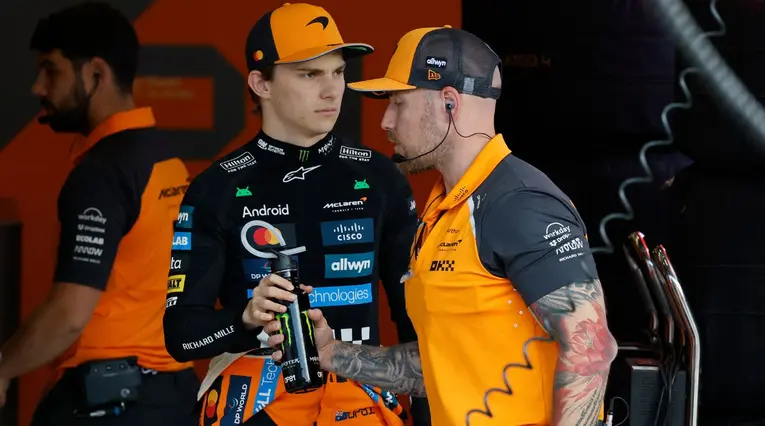 Piastri estalló antes del GP de Bélgica