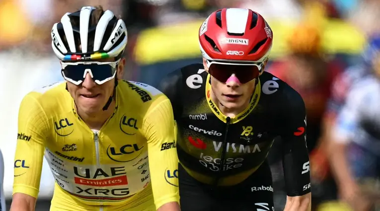 Tour de Francia 2025: Pogacar y Vingegaard en la general tras etapa 14