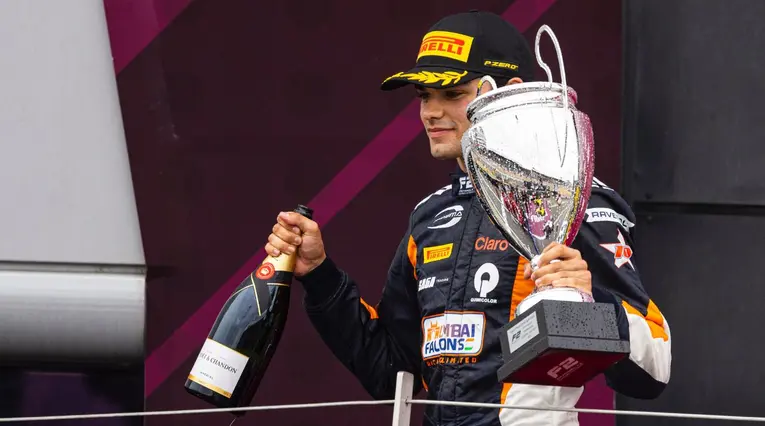 Sebastián Montoya brilla en la Fórmula 2: podio en el GP de Silverstone