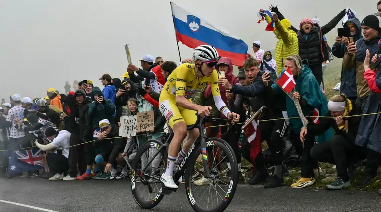 Tadej Pogacar en el Tour de Francia 2025