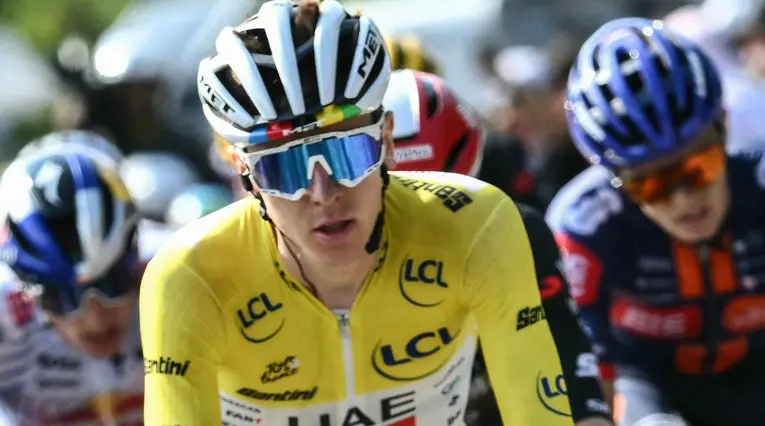 Tadej Pogacar en el Tour de Francia 2025