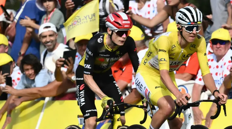 Tadej Pogacar y Jonas Vingegaard en el Tour de Francia - Etapa 11