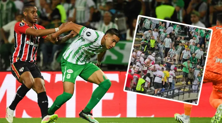 Atlético Nacional y Sao Paulo en duelo por la Copa Libertadores 2025