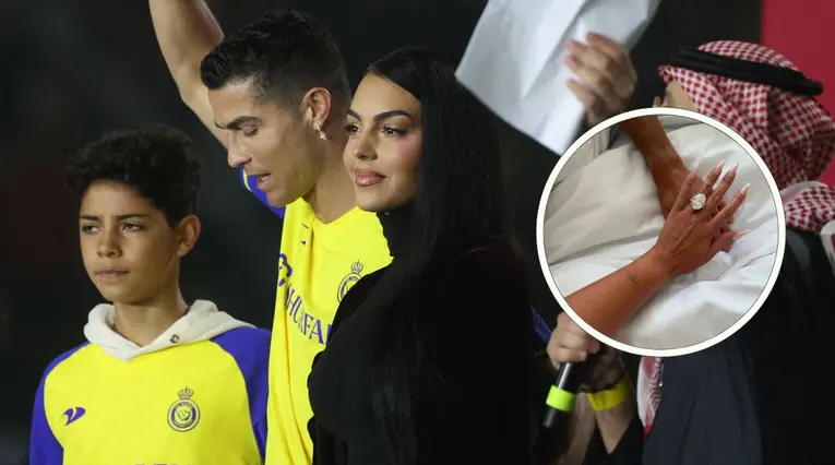 Cristiano Ronaldo se casa con Georgina con millonario anillo