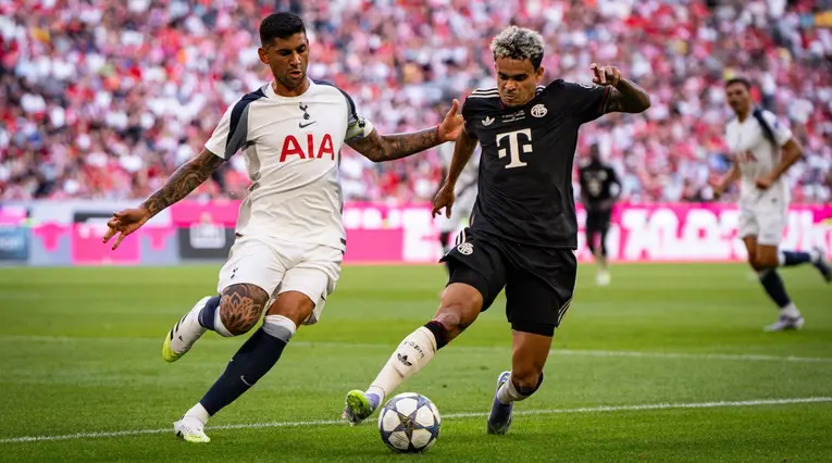 VIDEO: Luis Díaz le dio baile al 'Cuti' Romero en Bayern vs Tottenham