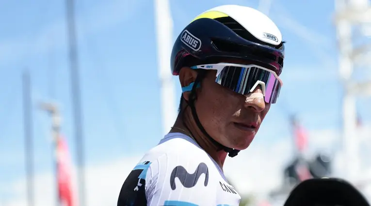 Nairo Quintana con el Movistar Team
