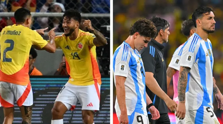 Colombia y Argentina en Eliminatorias al Mundial 2026