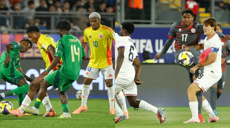 Colombia y Estados Unidos en el Mundial Sub-20