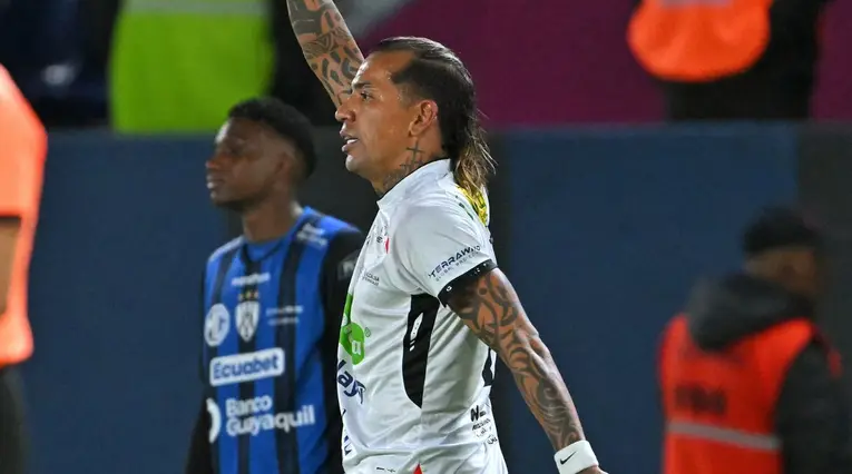 Dayro Moreno con Once Caldas en la Copa Sudamericana 2025