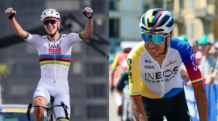 Egan Bernal le mete presión a Pogacar antes del Mundial de Ciclismo