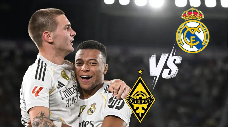 Kairat y Real Madrid se enfrentan por la Champions 2025-2026